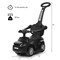 Costway 3 in 1 Ride on Push Car Toddler Stroller Sliding Car w/Music White\Black\Blue\Pink\Red